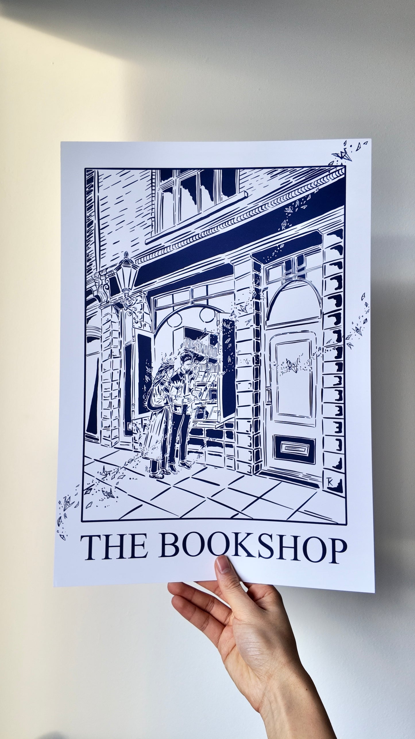 THE BOOKSHOP LINE ART