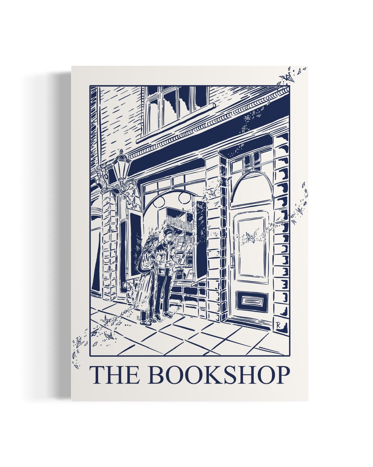 THE BOOKSHOP LINE ART